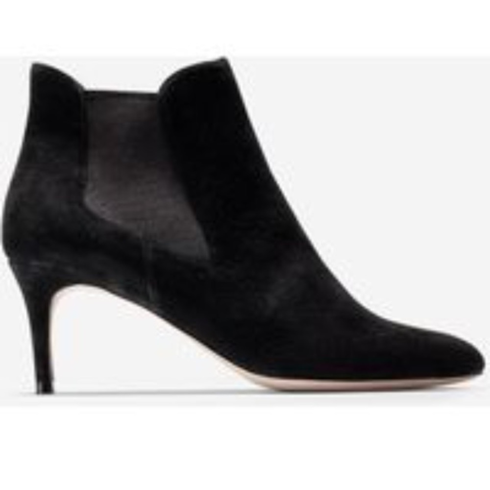 Cole Haan Black Carmen Suede Booties size 7.5
